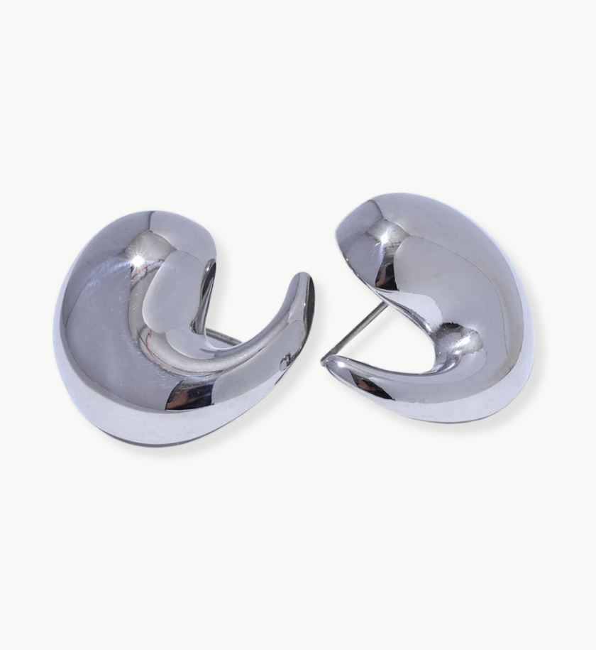 SILVER BLADE EARRINGS